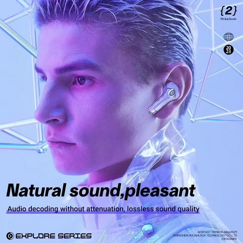 Air39 Wireless Earbuds | Bluetooth 5.3 | Clear Sound | Heavy Bass | Noise Reduction |  LED Display - Random Color